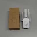 WiFi Extender Signal Booster for Home - 2026 Upgraded (6 Directional Antennas) New Generation Internet Extender Wifi Booster Signal Range Amplifier, WiFi Repeater with Ethernet Port, for 99% of Device (white (1))