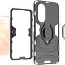 Case for Vivo Y100 Case Cover,Case for Vivo Y100A 2023 Case Cover,Magnetic Car Mount Bracket Shell Case for Vivo Y100 5G V2239 Case Black