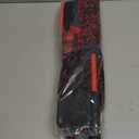 8PCS Wheel Cleaning Kit with Microfiber Brush & Rubber Grip Tire Brush, Twist Loop Drying Towel, Detailing Brush, Applicator for Car Rim and Tire Care (Red & Black)