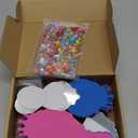 Liliful 12 Pack Princess Foam Mirror Kits Decorate Your Own Princess Mirrors Party Supplies Unbreakable Crafts for Party Favors Birthday DIY Decorations (Stylish,Pink,Blue,Purple)