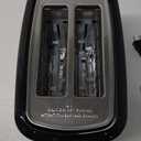 Toastmaster 2-Slice Cool Touch Toaster, Black With Stainless Accent