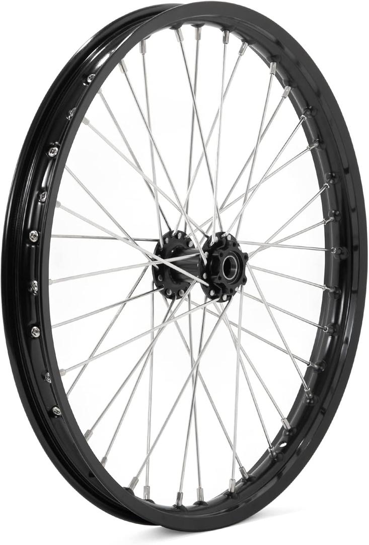 TOFR 19" X 1.4" Front Spoke Wheel Hub Rim for Talaria Sting Talaria XXX for Sur-Ron Surron Light Bee for Segway X160 X260 Elctric Dirt Bike (Black) TOFR 19" X 1.4" Front Spoke Wheel Hub Rim for Talaria Sting Talaria XXX for Sur-Ron Surron Light Bee for Segway X160 X260 Elctric Dirt Bike (Black)