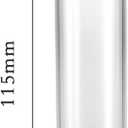 MUDOR 40 Pack Coin Storage Tube for Cent, Plastic Coin Holders Tube with Screw-On Caps, Coin Collection Supplies,Long-Term Coin Storage (Cent)
