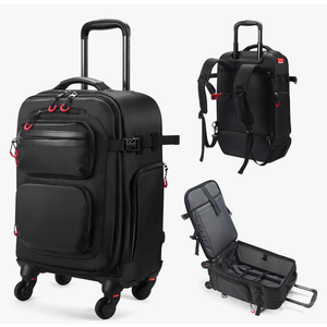 star cloud Rolling Backpack with Wheels - Water-Resistant, Comes with 2 Extra Replacement Wheels, Airline Approved Travel Luggage, Ideal Carry-On Suitcase (Carry On - 20inch)