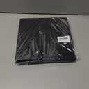 2 x FtyFty Unisex Adult Matte Graduation Cap with Tassel Year Charm (Black)