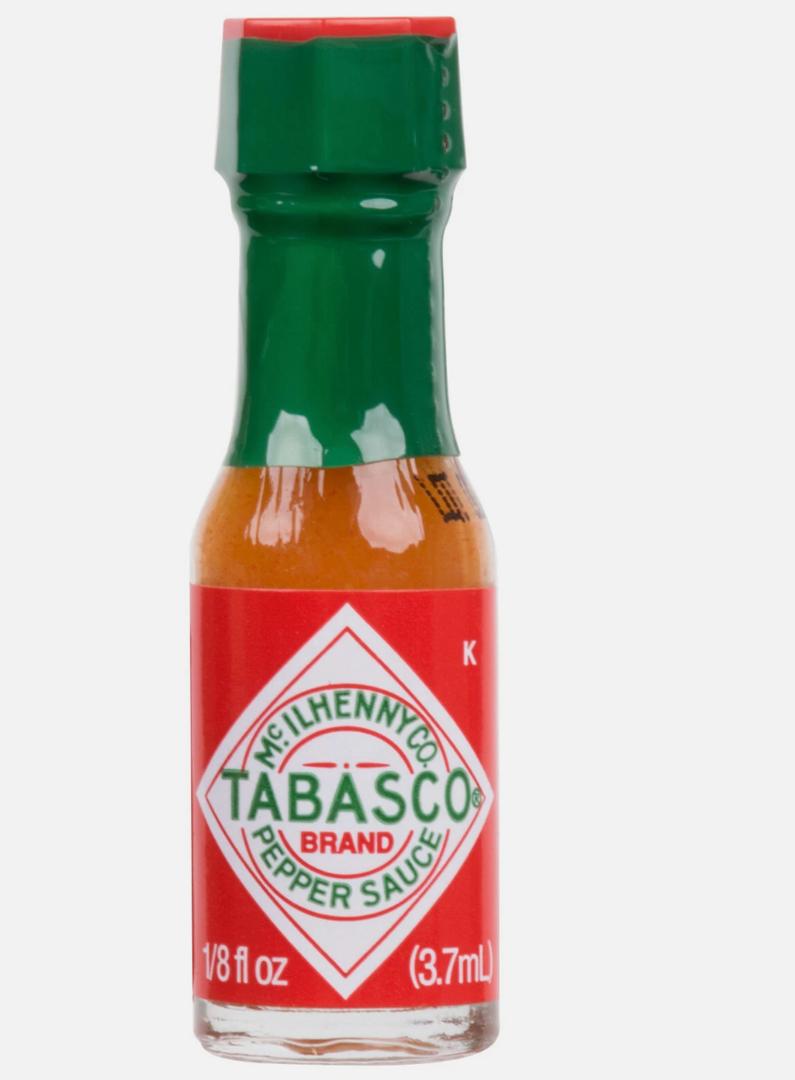 TABASCO .125 oz. Original Hot Sauce Mini Bottles 5 Packs BBD: 06-18-26
