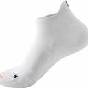 Women's Running Socks Targeted Cushion Performance Quick-dry No Show Tab Socks for Running (White)