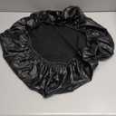 Waterproof PU Leather Couch Cushion Cover 1pc Stretch Sofa Slipcovers Furniture Protector with Elastic Suitable for Armchair, Loveseat,3&4 Seater Sofa (1, Black)