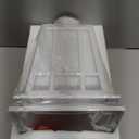 Darkaway Large Outdoor Post Lights Lamp Post Light Fixture, 17inch Waterproof Aluminum Post Lamp with Glass, Fence Deck Lighting for Garden, Patio, Pathway (Large,White)