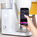 Caf Specialty Drip Coffee Maker | 10-Cup Glass Carafe | WiFi Enabled Voice-to-Brew Technology | Smart Home Kitchen Essentials | SCA Certified, Barista-Quality Brew | Matte White