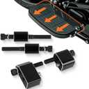 PIKPOP 1-1/4'' Driver Floorboard Extension Kit Fit for Harley Touring 2009-2025, Floorboard Spacer Extenders for Street Glide Road Glide Road King Electra Glide, Tri-Glide (Black)