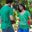 Women's Holiday Costume Tee Shirt Tops, Halloween Christmas Pirate Ladies T-Shirt (Green, M)