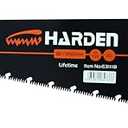 HARDEN Tools 18" (455mm) Pro Hand Saw – #65 Mn Steel Blade, Heat Treated, HRC >54 Teeth Hardness, 3-Sided Grinding Teeth, Soft TPR Handle