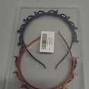 2 Pcs Braided Bangs Headband with Teeth, Professional Weaving Clip & Invisible Fringe Styling Tool for Women Girls, for Fine or Thick Hair