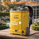 Battery Powered Backpack Sprayer for Dewalt 20V Battery(No Battery)