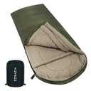 HiZYNICE 0 Degree Sleeping Bags for Adults Winter Camping Cold Weather XXL Wide Long. Green Left Zipper. Compression Sack Included