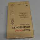 Bonsenkitchen Hand Blender, Immersion Blender with 2 Mixing Speed, Electric Handheld Mixer Portable Stick Mixer with Stainless Steel Blades for Soup, Smoothie, Puree, Baby Food