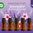 Air Wick Essential Mist Diffuser Oil Refill, Lavender & Almond Blossom, 5Ct