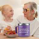 WECACYD 70th Birthday Gifts for Women - Funny 70 Year Old Birthday Gift Ideas - Unique Turning 70 Happy Birthday Gifts for Female Friends, Mom, Grandma, Her, Sister, Wife- 14oz Christmas Mug Purple