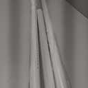 White Tension Curtain Rod 41-126 In,Outdoor Curtain Rod | No Drilling for Window,Heavy Duty Shower Rod,Rod Diameter 1.26In-One-bond stretching