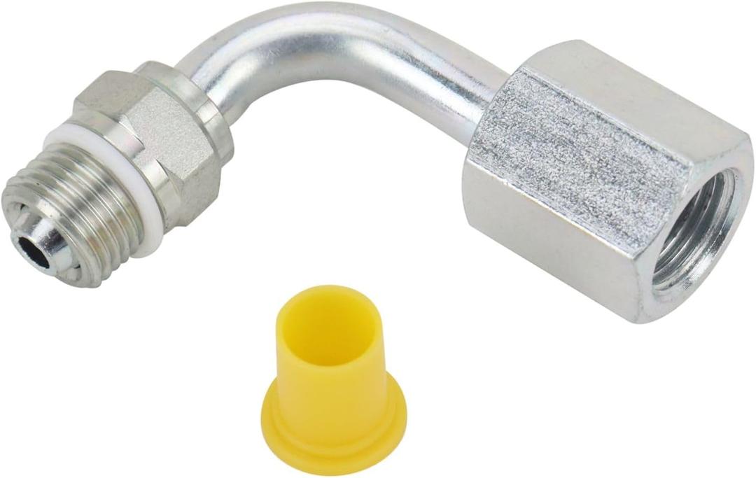 From Pump Power Steering Pressure Line Hose Assembly Compatible with 2005-2007 Ford Five Hundred Freestyle Mercury Montego