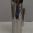 Hiceeden Stainless Steel Water Pitcher, 51oz/1.5L Modern Metal Pitcher with Ice Guard, Silver Carafe Drink Pitcher with Handle, Beverage Container for Iced/Hot Tea, Juice, Coffee, Milk