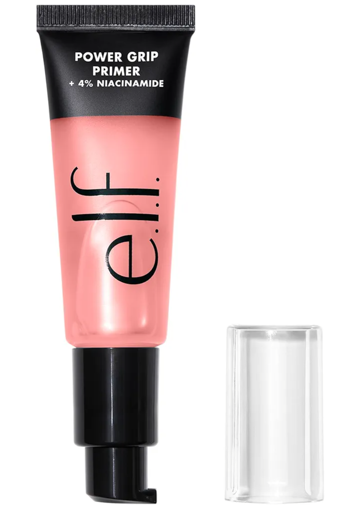 e.l.f. Power Grip Primer + 4% Niacinamide, Gel-Based & Hydrating Face Primer, Evens Skin & Brightens, Grips Makeup, Vegan & Cruelty-Free, 0.8 Fl Oz