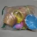 Hbaushun 6 Pack Plastic Ice Cream Bowls with Spoons,Reusable Plastic ice Cream Cups,Cartoon Candy Colorice Cream Bowls Set for Sundae Frozen Yogurt Summer Holiday Parties