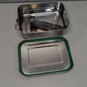 Blockhtte Stainless Steel Lunch Box for Adults I 40oz I with free Sealing I Metal Bento Box with 3 Compartments, Leak-Proof Lunch Container, Metal Food Storage for Travel, Work, Eco-Friendly