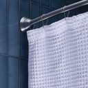 Moen MDN2170BN Magnetix 60-inch Curved Adjustable Single Shower Curtain Rod, Brushed Nickel