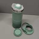 Momcozy 22oz Portable Breast Milk Cooler for Outdoor, Life Saver with 360 Total Cooling for 24 Hours, Larger Capacity Travel Breastmilk Chiller with 2pcs Baby Bottles for Breastmilk Storage, Green