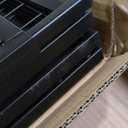 NectaCol Grid Wall Panels, 2 Packs 3'x 6' Gridwall Display Stand with a Base Plate, Black Wire Grid Wall Display Rack, Craft Show Display Grid,Retail Display Stand