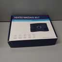 Cordless Heating Pad for Back Pain Relief, Heated Back Belt Abdomen Warmer Lumbar Support, Lumbar Massaager with Heat (Gray)