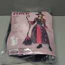 Spooktacular Creations Witch Costume for Girls, Halloween Dress with Broom, Kids Moon Shimmer Witch Set for Wizard Role Play (Large(10-12 yrs), Pink)