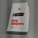 Pet Parents Washable Dog Diapers (3pack) + Extendrs of Durable Doggie Diapers, Premium Dog Diapers Female (Natural) (Small (9-15"))