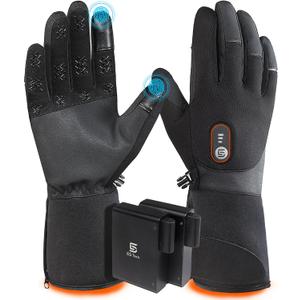 Heated Gloves with Rechargeable 7.4V 2800mAh Battery for Men and Women,Wear-Resistant Heated Work Gloves,Thin, Soft