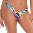 RELLECIGA Women's Cheeky Bikini Bottom (M)