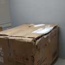 CHUN YI Upholstered Dining Chairs Set of 6, Fabric Dining Room Chairs with Solid Wood Legs, Modern Parson Chairs for Kitchen, Restaurant, Hotel, Ivory White