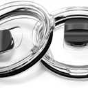 30 oz Tumbler Lid, Replacement Lids Compatible With YETI 30 oz Tumbler, 35 oz Straw Mug and 14 oz Mug, Spill Proof Lids for Yeti Tumbler 2 Pack Yeti Lid with Magnetic Slider Switch, BPA Free