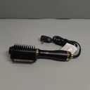 CHI Volume Styler, Blowout Brush for Amplified Volume, Heated Comb to Smoothen & Straighten Hair, 2-in-1 Hair Tool, Black