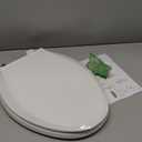 KOHLER 4636-RL-0 Cachet ReadyLatch Elongated Toilet Seat Slow Close, Soft Close Toilet Seat Quiet Lid, Contoured Grip-Tight Bumpers Installation Hardware, Apartment Essentials, White