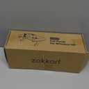 Zakkart Cat Perch for Window Sill with Bolster - Orthopedic Hammock Design with Premium Hardwood & Robust Metal Frame - Cat Window Seat for Large Cats and Kittens - Natural Color Wood Gray Bed, 24''W