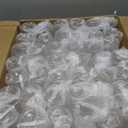 48 Pack Plastic Ribbed Champagne Flutes, 9 Oz Stemless Disposable Clear Plastic Toasting Glasses Shatterproof Recyclable and BPA-Free Perfect For Wedding