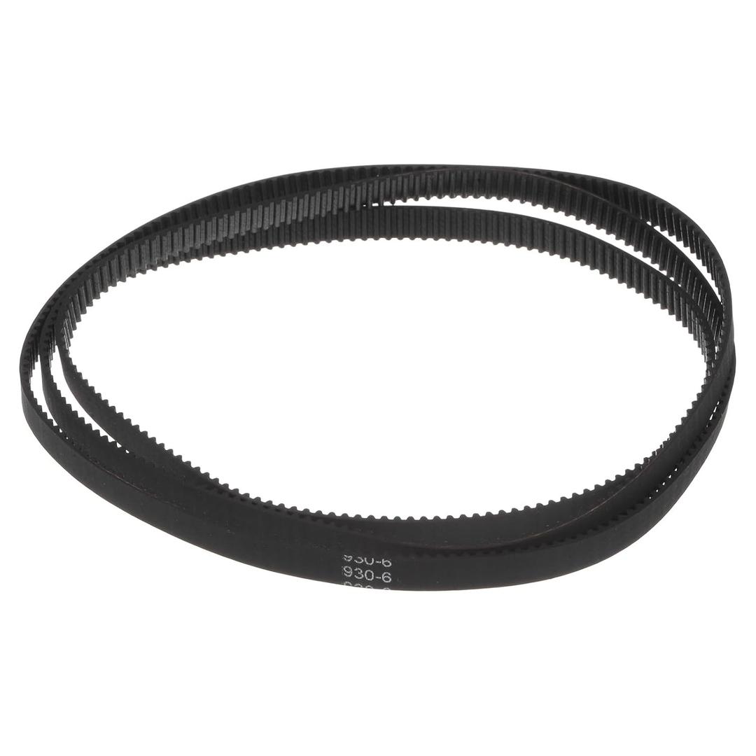 uxcell 2pcs 2GT Timing Belt Closed Loop Rubber Belts 930-2GT-6, 6mm Width x 930mm Length, 3D Printer Timing Belt