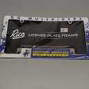 Rico Industries NCAA Standard 12" x 6" Chrome All Over Automotive License Plate Frame for Car/Truck/SUV (S Schools)