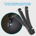 2 Pack Car Seat Gap Filler with Storage, Organizer, Hook & Emergency Glass Breaker, Universal for Cars Trucks SUVs, Stop Items from Falling