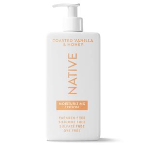 Native Body Lotion Contains Naturally Derived Plant-Based Moisturizers for Women and Men | Restores Dry Skin, Toasted Vanilla & Honey, 16.5 fl oz