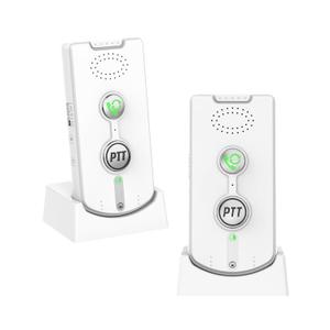 2 Way Intercom for Home,Wireless Intercom System Portable,Long Range,Push to Talk,3 Volume Control,Dual Channels,Intercoms for Home Office (White)