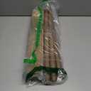 Wood Curtain Rods for Windows 30 to 56 Inch, Boho Vintage Decorative 1 Inch Diameter Wooden Curtain Rod, Adjustable Heavy Duty Rustic Farmhouse Drapery Pole with Imitation Wood Grain Finials