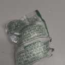 2 Pack Crystal Glass Dummy Door Knobs, Round Half-Dummy Door Knob for Hall Closet, Polished Chrome